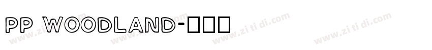 PP Woodland字体转换
